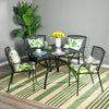 Patio Dining Set Outdoor Dining Sets Metal Patio Furniture for Garden Kitchen