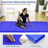 Folding Gymnastics Mat 8' x 4' x 2" Thickened Exercise Mat Home Gym Fitness