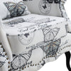 Chesterfield Butterfly Armchair Wing Back Rivet Chair Home Lounge Fireside Sofa