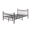 Strong Metal Bed Frame 4ft 4ft6 Double Size Solid Bedstead Base +MATTRESS