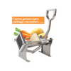 Potato Fry Cutter Manual Wall-mounted French Fries Slicer w/Blades Kitchen