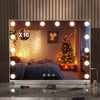 Hollywood Mirror Vanity Make Up Mirror with 14 Lights LED USB Charging Mirror UK