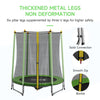 4.5FT Kid Trampoline With Safety Net Enclosure Children Outdoor Garden Fun Toys