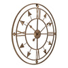 60cm Extra Large Luxury Arrow Wall Clock Giant Big Open Face Round Silent Clock