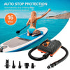 16PSI Electric Inflation Air Pump with 6PCS Nozzles for Inflatable SUP and Boat
