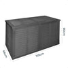 Extra Large Outdoor Storage Box Garden Plastic Patio Container Chest 750L XL
