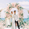 Wedding Square/Round/Arched Door Backdrop Stand Flowers Display Frame Metal Rack