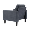 Modern L-Shaped Corner Sofa 2 3 Seater Armchair Couch With Footstool