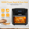 Air Fryer Toaster Oven 18L Large 10-in-1 Digital Convection Oven Air Fryer Oven