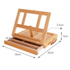 A4 Wooden Table Top Box Easel Artist Drawing Board Adjustable Angle With Drawer
