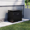 Outdoor Wheelie Bin Storage MetalStore Cover Garden Rubbish Dustbin Shed Storage