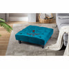 Square Coffee Table Chesterfield Upholstered Footstool Pouffe Foot Stool Seat