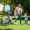 Kids Activity Center, Drawing Writing Table & Chair Set 3 In 1 Basketball Hoop