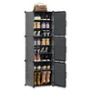 Shoe Rack Shoe Storage Cabinet Shelf Unit Dustproof Door Hallway Stand Organiser