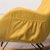 Good value BIG SALE! 1x Rocking Chair High Wing Back Armchair Lounger Lazy Sofa