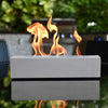 Table Top Bio Ethanol Fireplace Indoor Outdoor Fire Pit Cement Burner Fire Home