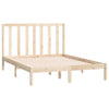 Bed Frame Solid Wood Pine 140x190 cm