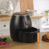 5.5L Air Fryer Manual Rotary Temperature Control Timer Oil Free Low Fat Healthy