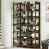Tribesigns Extra Tall Narrow Bookshelf, 7 Tier Skinny Bookcase for Small Spaces