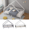3ft Single Bed Solid Pine Frame for Kids Children Boy Girl Bed with Headboard UK