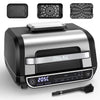 23L Air Fryer Oven With Rotisserie Digital Touch Display 1700W 8 in 1 Air Nlbhuu