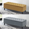 Large Chesterfield Storage Ottoman Bench Box Widnow Seat Stool Bedroom Footstool