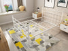 Strong Metal Bed Frame 4ft 4ft6 Double Size Solid Bedstead Base +MATTRESS