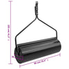 Garden Lawn Roller Black 63 L K7B6