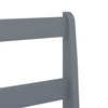 Dining Chairs Room Kitchen Chair 2 pcs Grey Solid Wood Pine