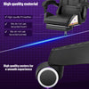LED RGB Reclining Gaming Chair with Footrest & Bluetooth Music Speakers Scnwiktv