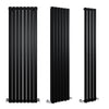 Vertical Radiator 1800 Black Flat Panel Central Heating Tall Upright Modern Rads