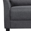 2 Seater Sofa Modern Fabric Couch Love Seat Sofa Settee for Living Room Grey
