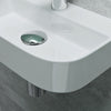 Countertop Basin Bathroom Sink Ceramic Rectangle Small Sink 380mm Wide
