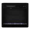 TV Stand Electric Fireplace Modern with 12 LED Flame Effects & Storage Cabinet