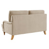 Hampshire Fabric 2 Seater Sofa In Stone
