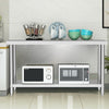 Stainless Steel Kitchen Work Top Bench Catering Table 47x24" Commercial 4x2ft