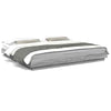 Bed Frame with Grey Sonoma 180x200 King Engineered Wood R5Q5