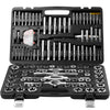 Tap and Die Set 116Pcs Metric and SAE Size Bearing Steel Threading Tool