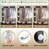 Dressing Table Vanity Set Make up Desk with Dimmable LED Light Mirror 7 Drawers