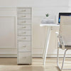 Office Home Metal Filing Cabinet Cupboard on Castors Cabinet 3-10 Drawer Storage