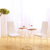 Set of 2 4 6 Dining Chairs High Back Faux Leather Padded Seat Kitchen Furniture