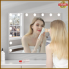 70cm Extra Large Hollywood Light Up Mirror Vanity Make Up Mirror + 17 LED Bulbs
