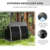 Garden Swing Chair Patio Hammock Outdoor 3Seater Bench Canopy Lounger Sun Shade