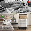 Costway Laundry Hamper 110L Large Capacity Handwoven Rattan Laundry Basket