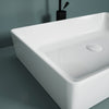 Bathroom Wash Basin Ceramic Countertop Rectangle Large White Sink 510x365mm