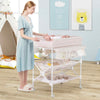 Newborn Mobile Nursery Organizer Portable Baby Changing Table-Pink