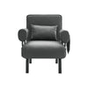 Futon Folding Single Sofa Bed 3-in-1 Sofa Recliner Lounger Accent Chair Armchair