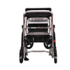 Ultra Lightweight Stylish Padded Folding Wheelchair Transport Chair For Disabled