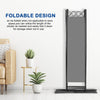 Folding 4 Panels Carbon Steel Frame Room Divider Wall Privacy Screen Protector