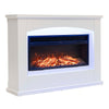 34'' LED Electric Fireplace Fire 12 Flame Standing Set Side Lamp 48'' Surround